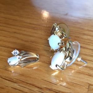 SOLD!! Opal & Diamonds